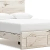 New American Furniture Galleries Lawroy Queen Panel Storage Bed