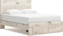 New American Furniture Galleries Lawroy Queen Panel Storage Bed