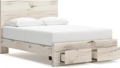 New American Furniture Galleries Lawroy Queen Panel Storage Bed