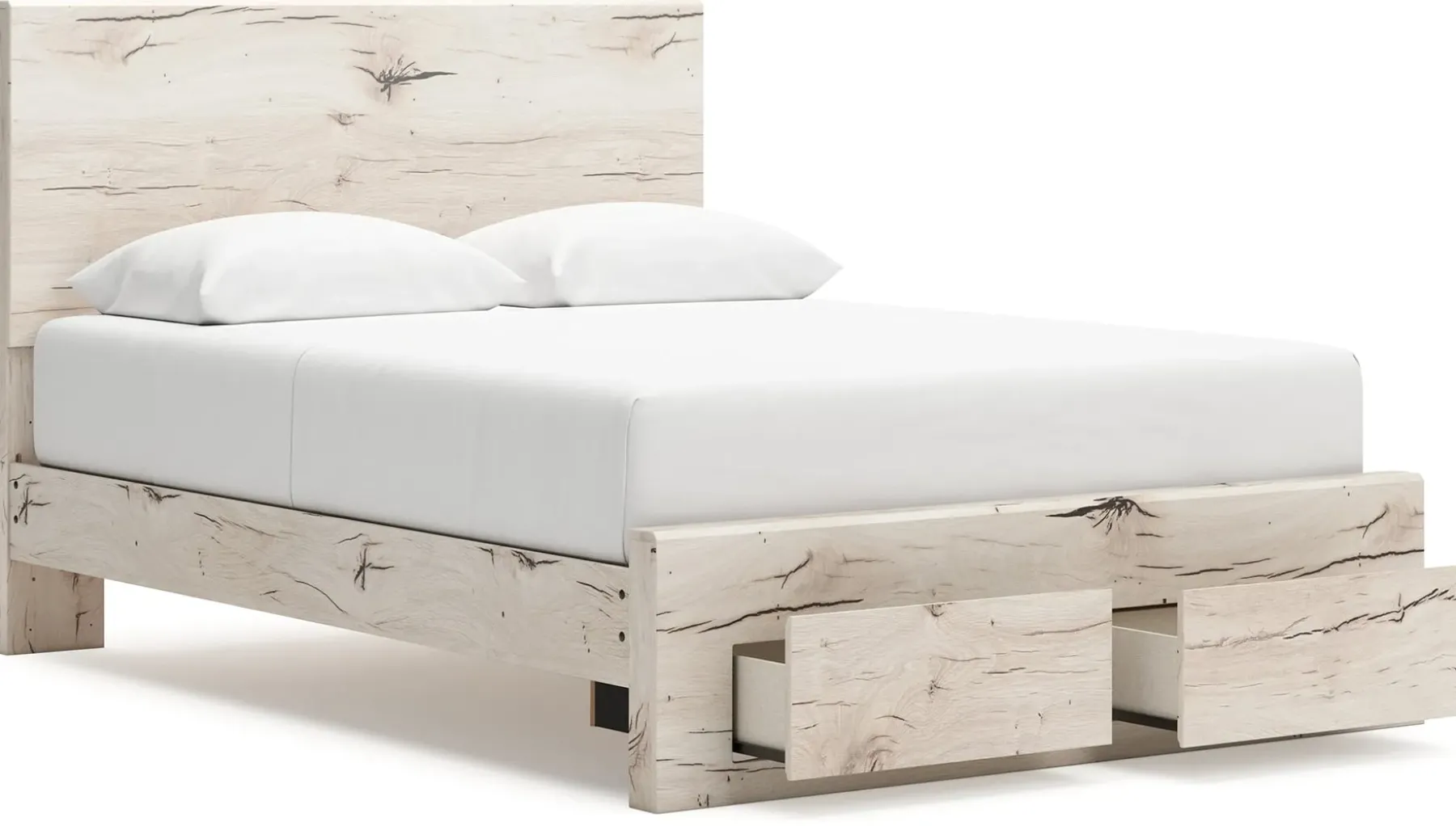 New American Furniture Galleries Lawroy Queen Panel Storage Bed