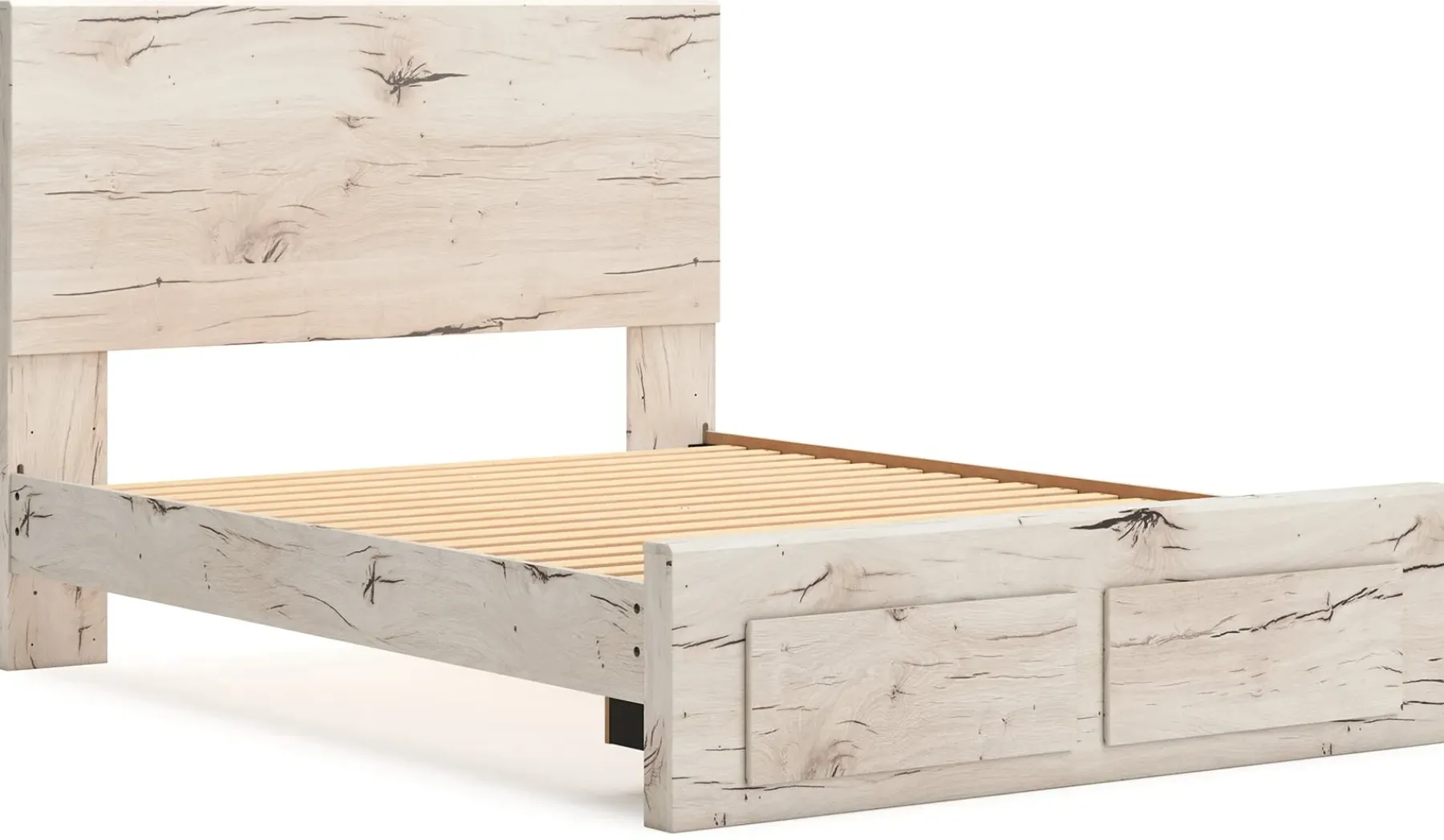 New American Furniture Galleries Lawroy Queen Panel Storage Bed