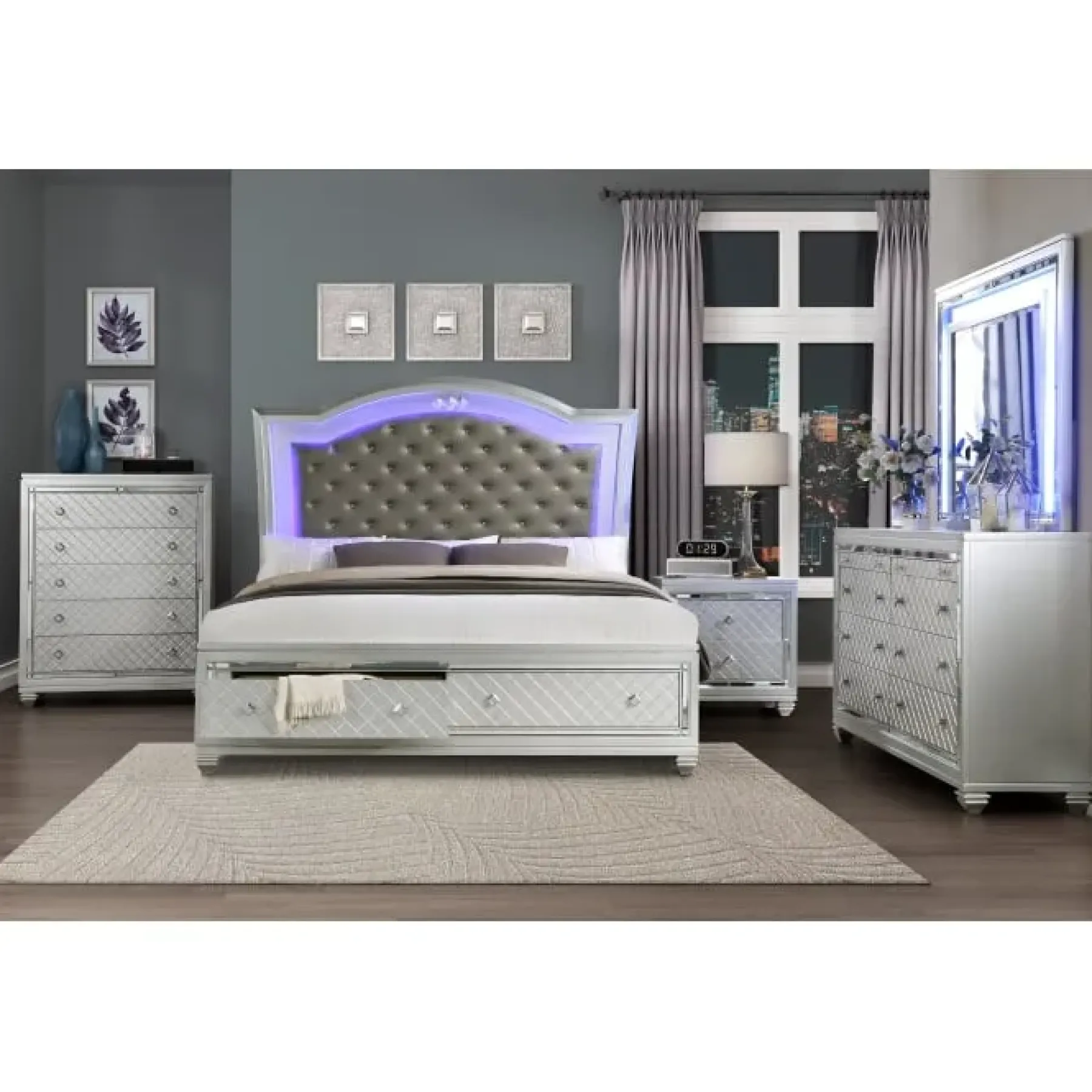 Hot American Furniture Galleries Leesa 2-Drawer Nightstand