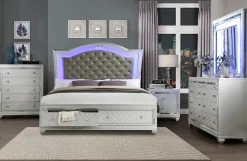 Online American Furniture Galleries Leesa 6-Piece Queen Storage Bedroom Set