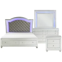 Online American Furniture Galleries Leesa 6-Piece Queen Storage Bedroom Set