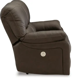New American Furniture Galleries Leesworth Reclining Power Loveseat