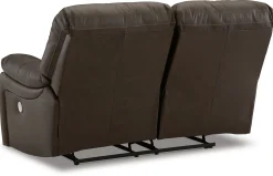 New American Furniture Galleries Leesworth Reclining Power Loveseat