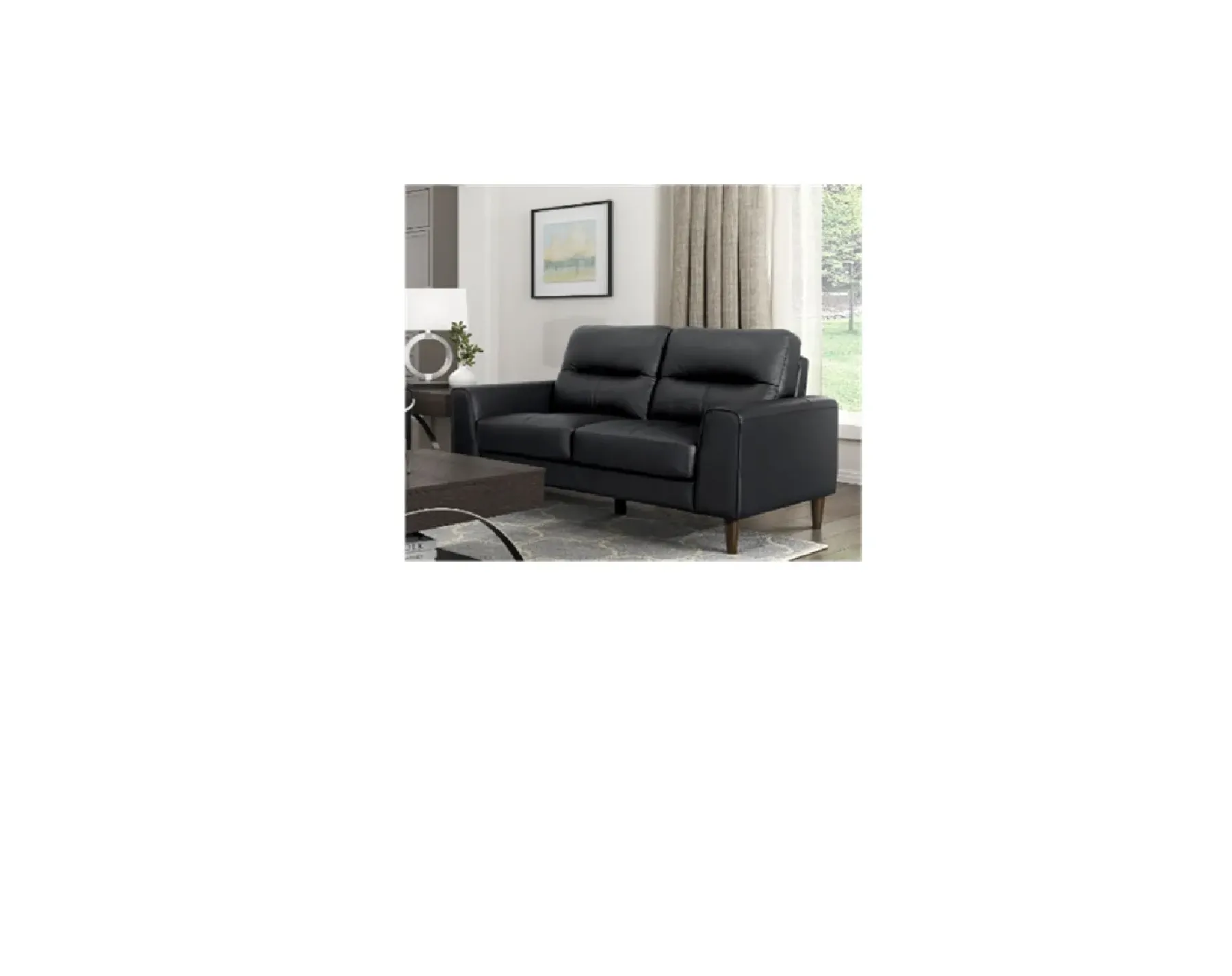 Discount American Furniture Galleries Lewes Leather Loveseat