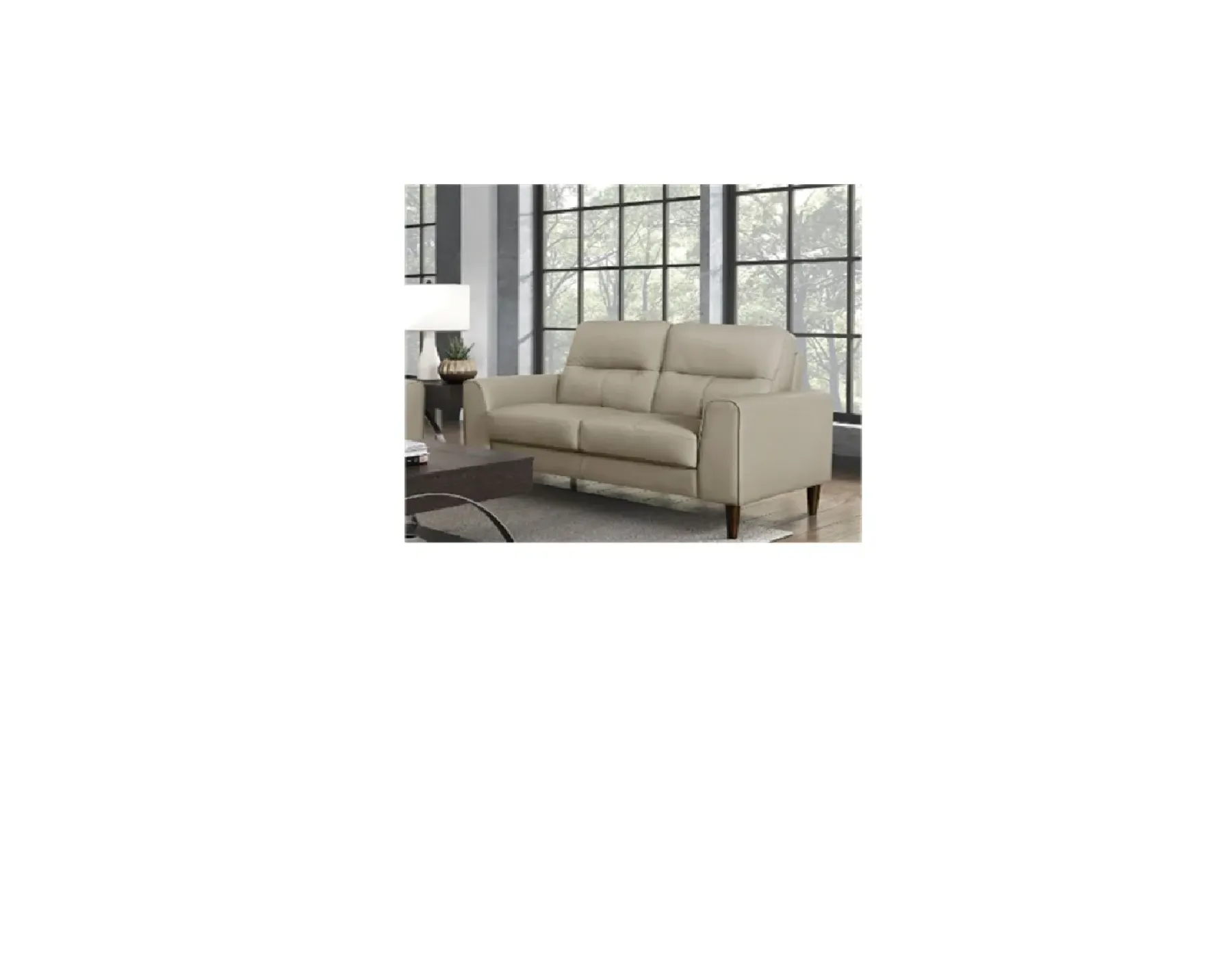 Outlet American Furniture Galleries Lewes Leather Loveseat