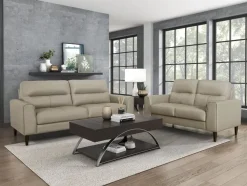 Outlet American Furniture Galleries Lewes Leather Loveseat