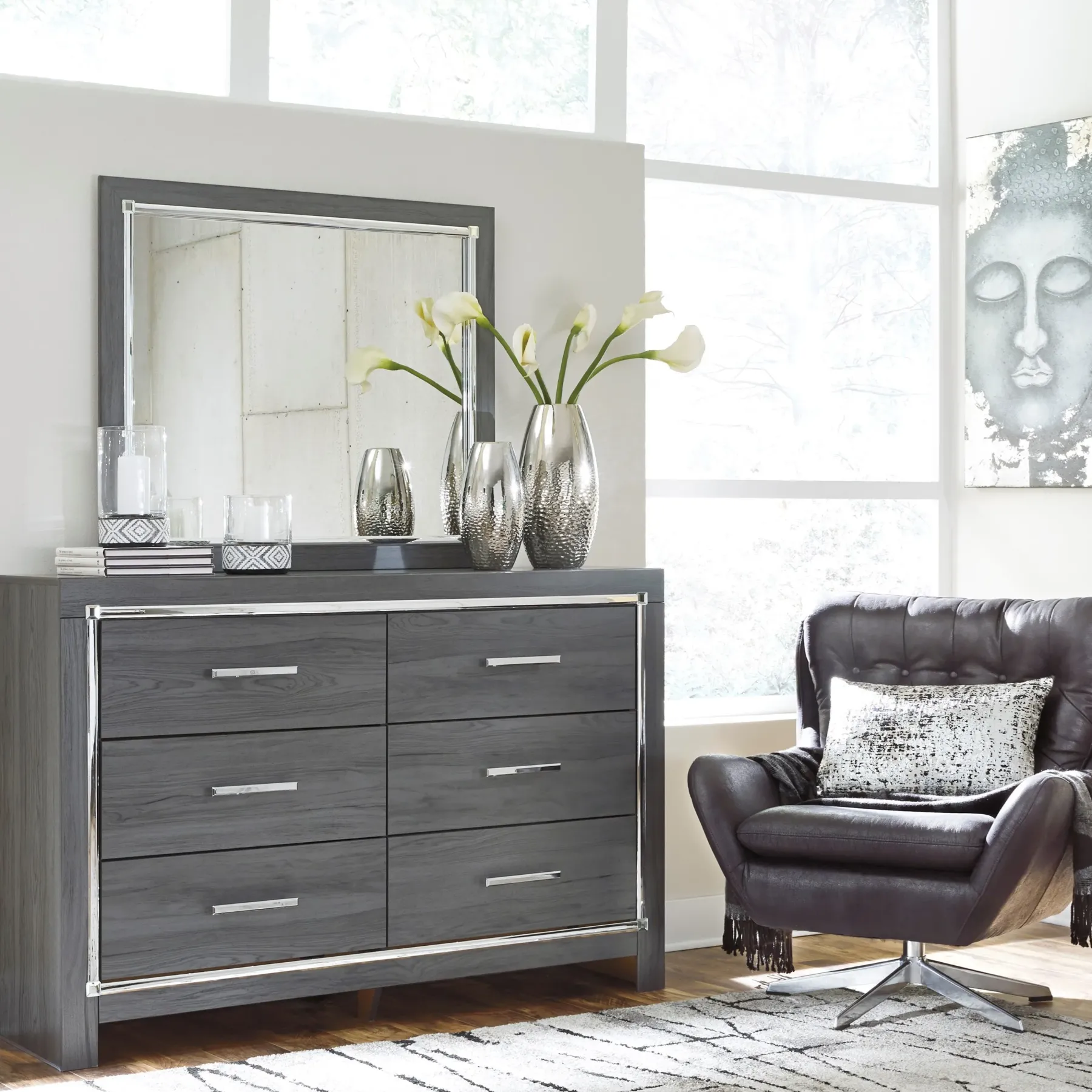 Sale American Furniture Galleries Lodanna Dresser Mirror