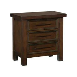 Online American Furniture Galleries Logandale 3-Drawer Nightstand