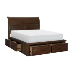 Clearance American Furniture Galleries Logandale 6-Piece King Storage Bedroom Set