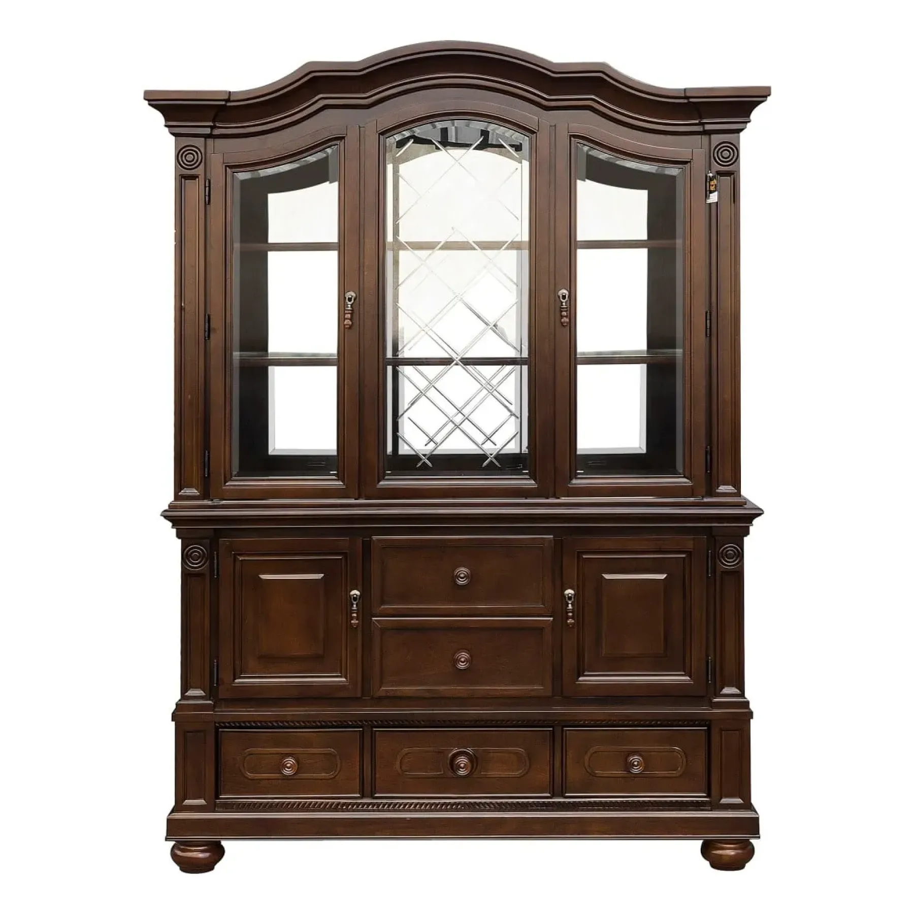 New American Furniture Galleries Lordsburg Buffet & Hutch