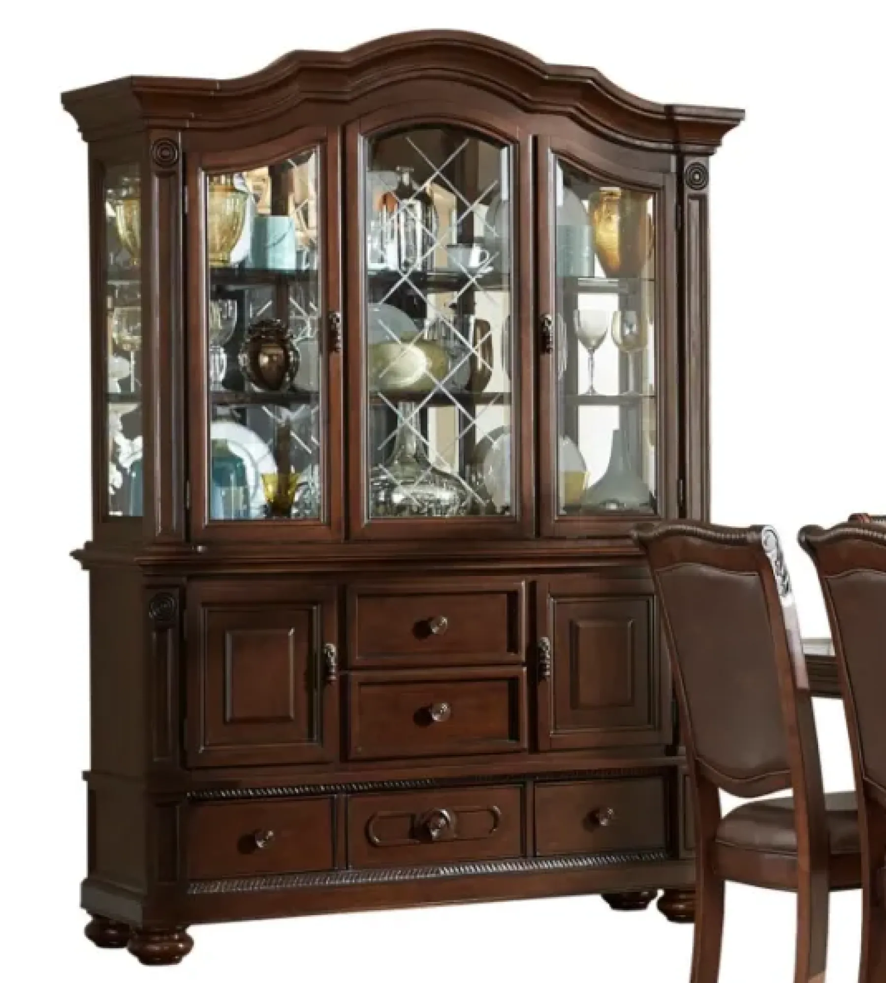 New American Furniture Galleries Lordsburg Buffet & Hutch