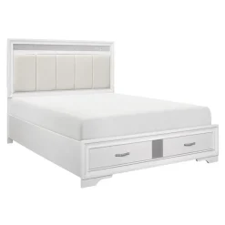 Online American Furniture Galleries Luster 6-Piece Queen Storage Bedroom Set