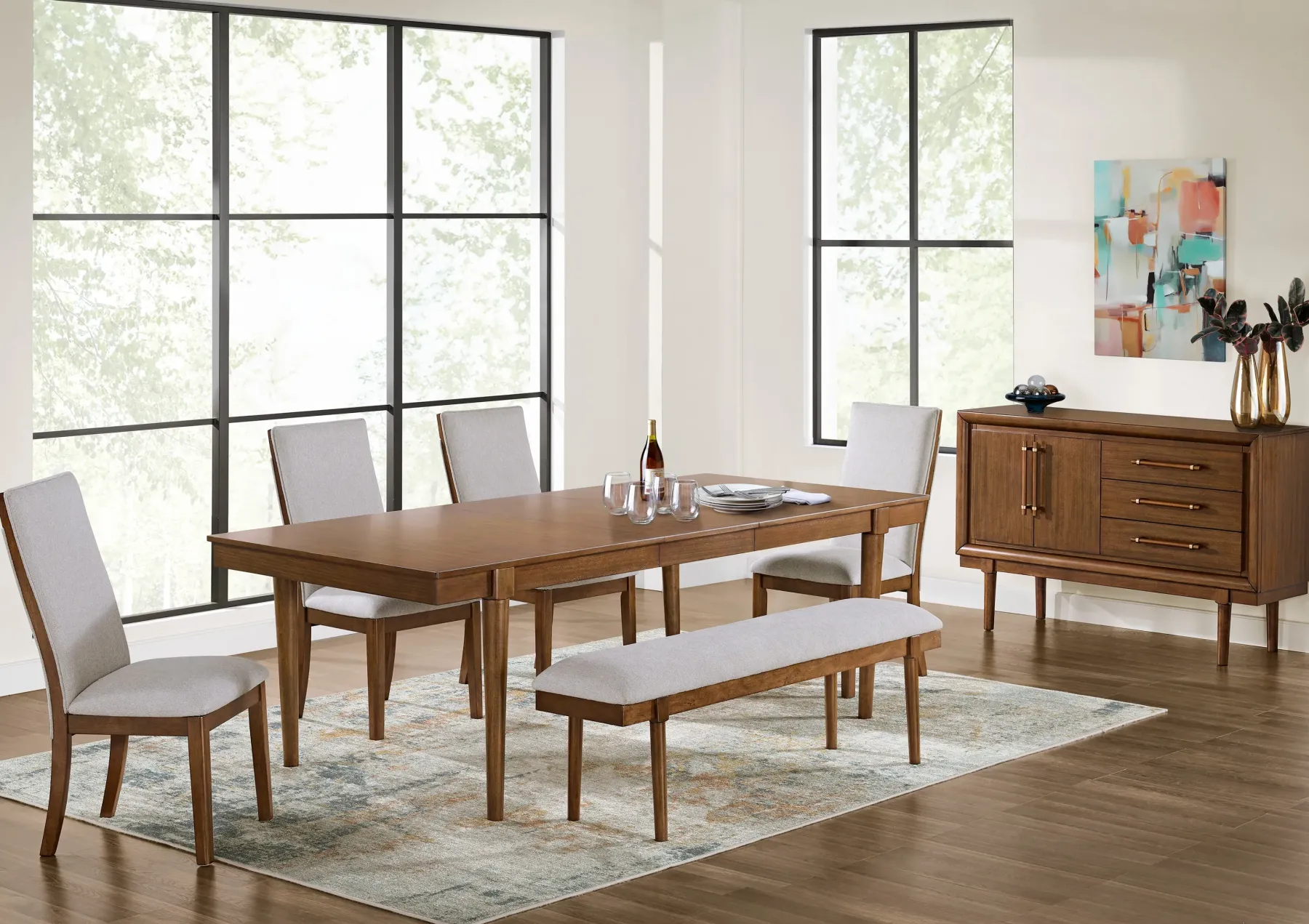 Fashion American Furniture Galleries Lyncott Dining Extension Table