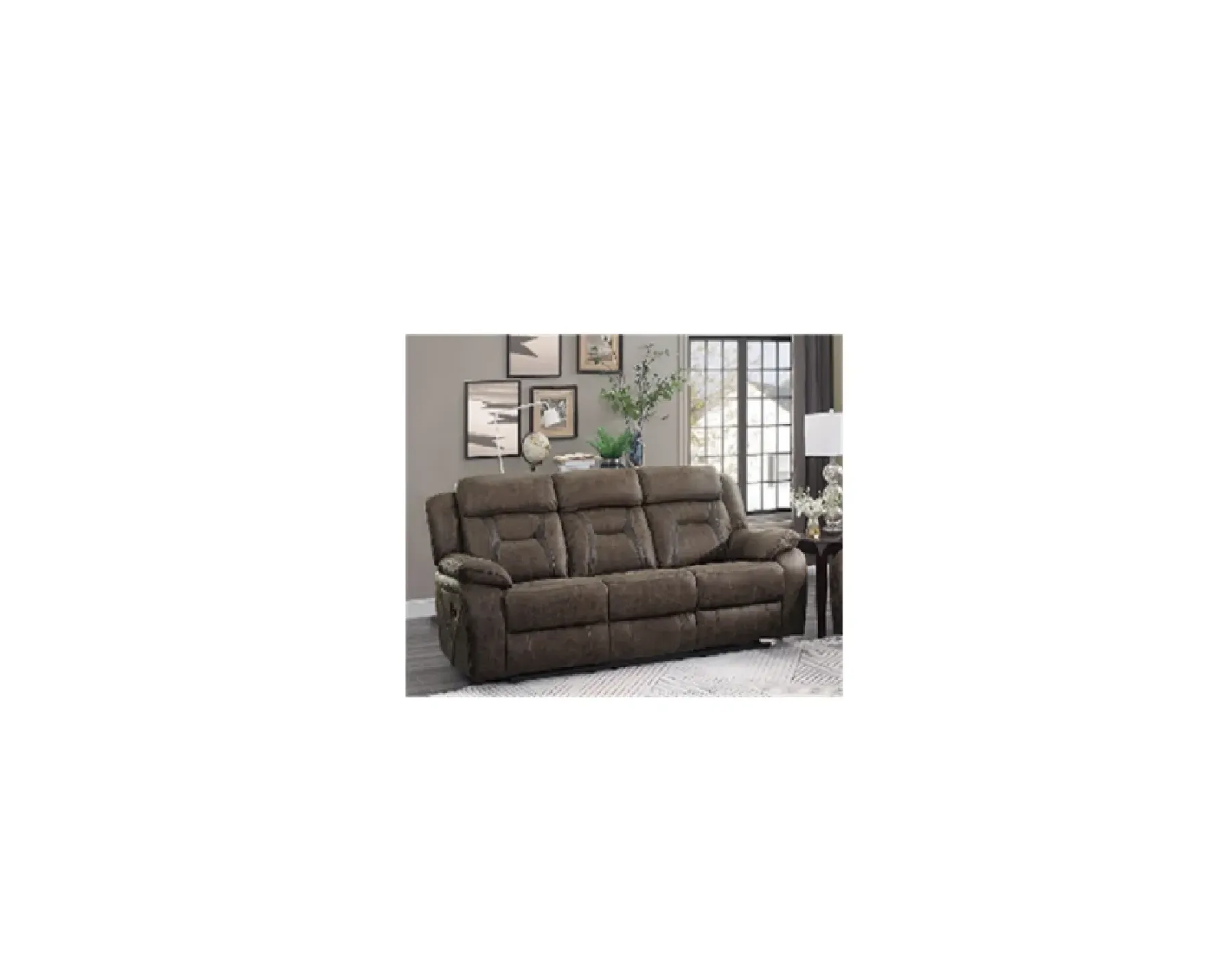 Outlet American Furniture Galleries Madrona Hill Double Reclining Sofa