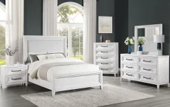 Sale American Furniture Galleries Marielle Marielle Queen LED Panel Bed