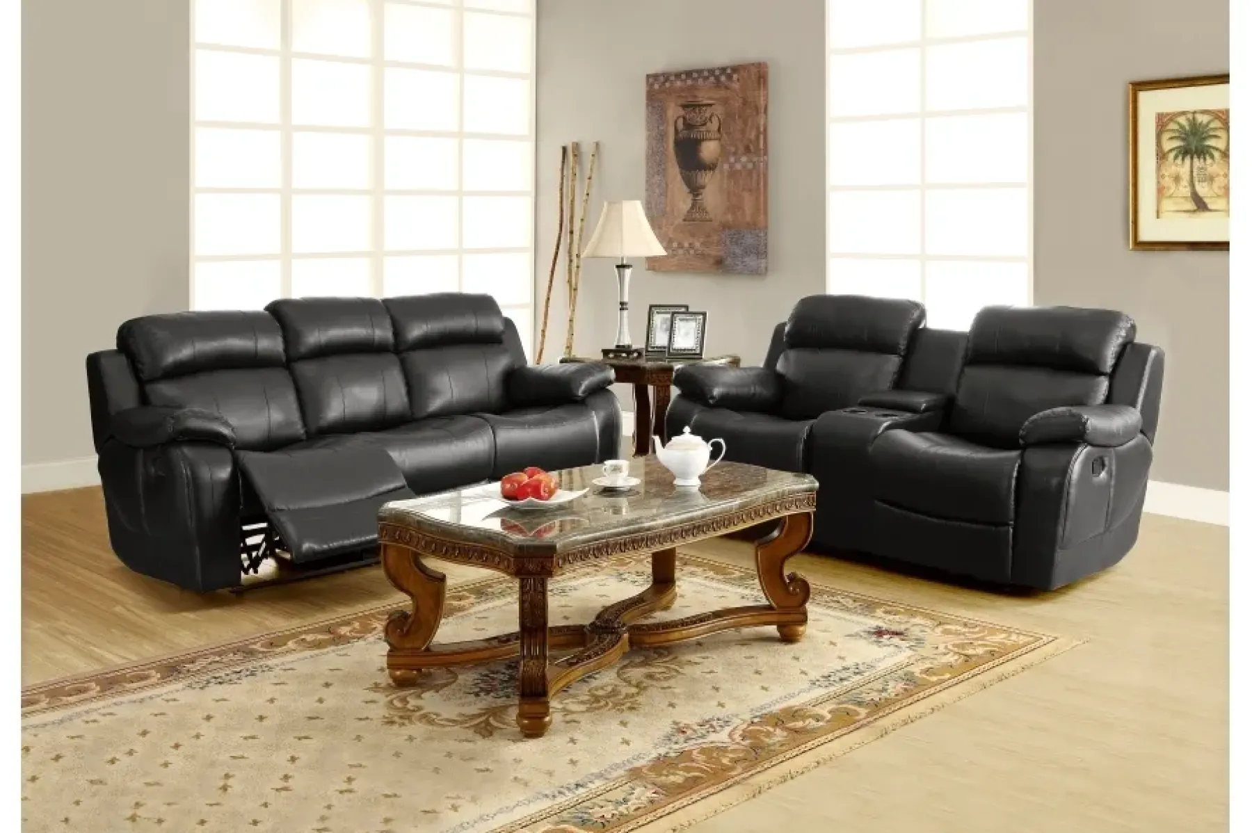 Online American Furniture Galleries Marille 2-Piece Reclining Living Room Set