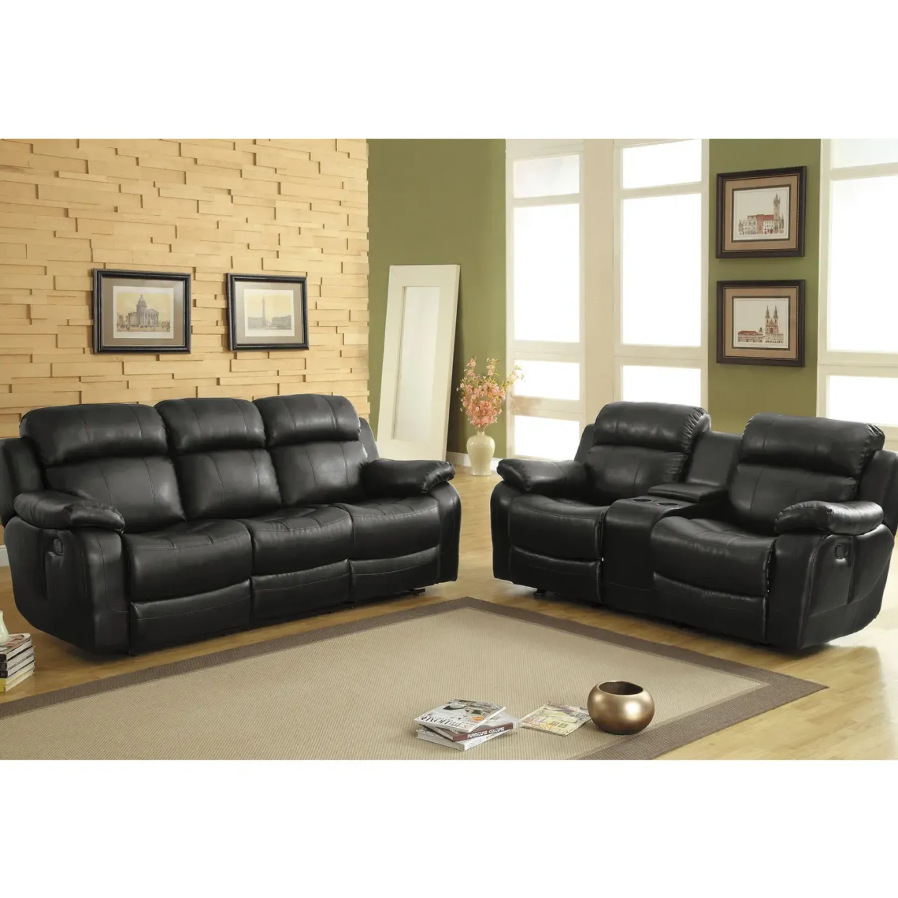 Online American Furniture Galleries Marille 2-Piece Reclining Living Room Set