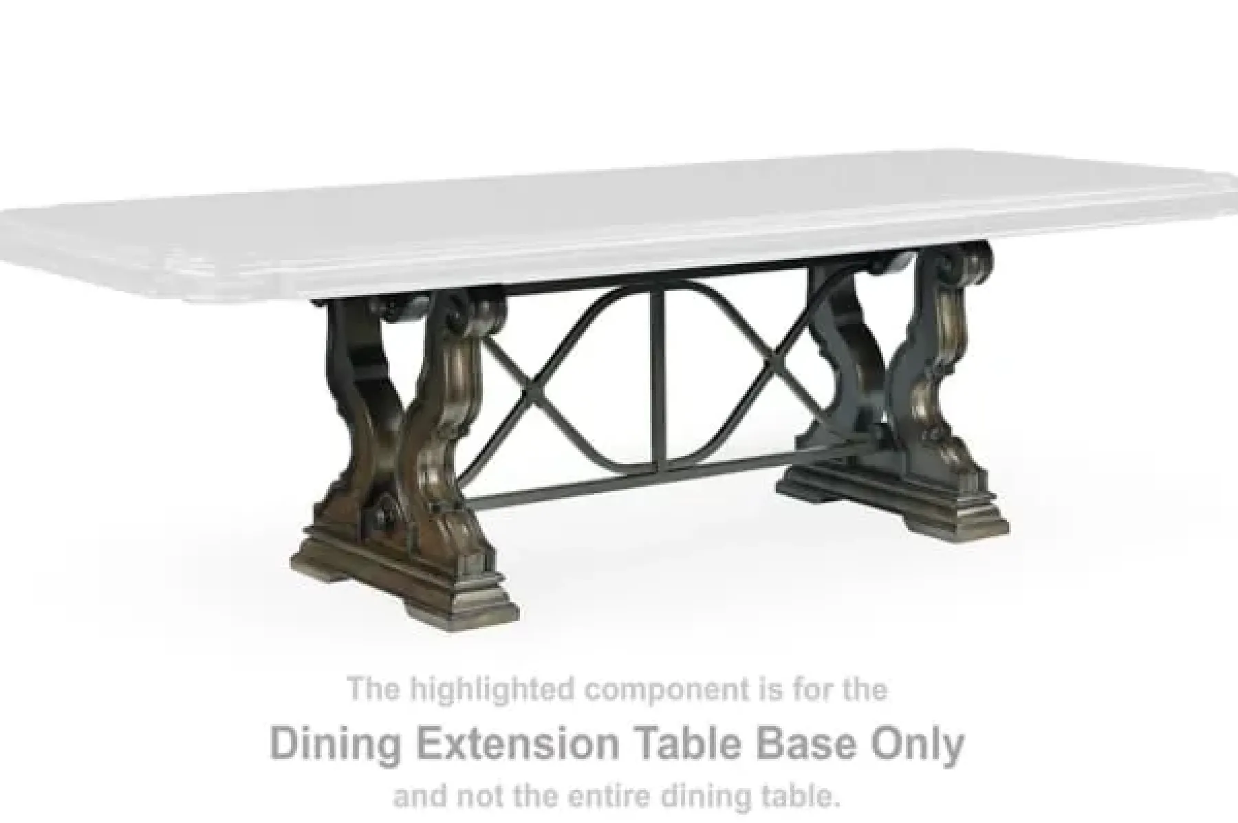 Fashion American Furniture Galleries Maylee Dining Extension Table