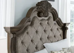 Fashion American Furniture Galleries Maylee Queen Upholstered Bed