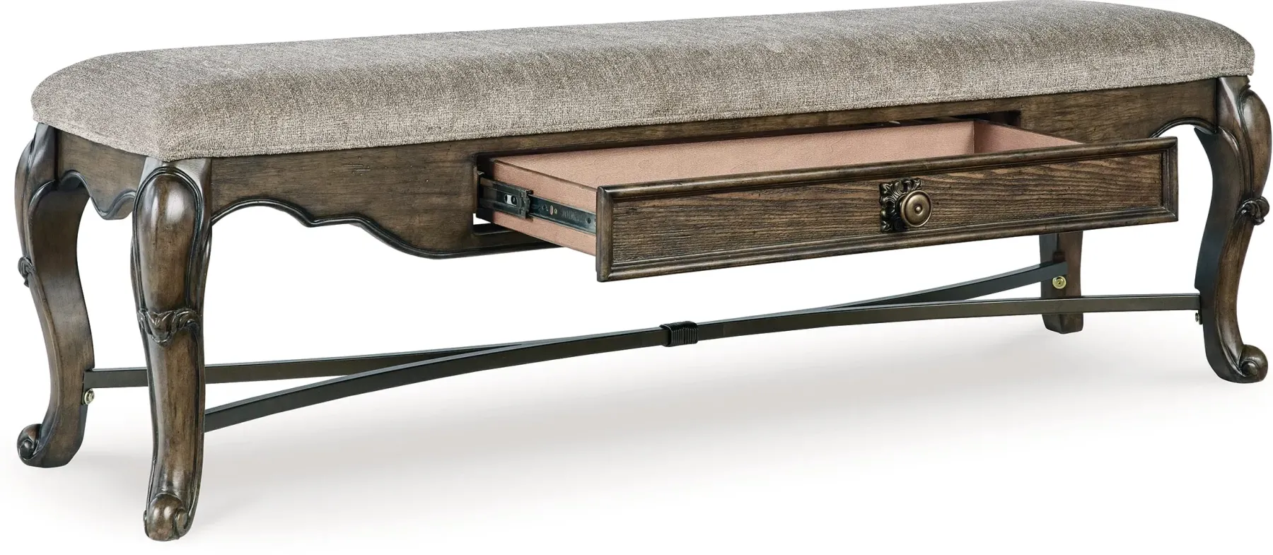 Best American Furniture Galleries Maylee Upholstered Storage Bench