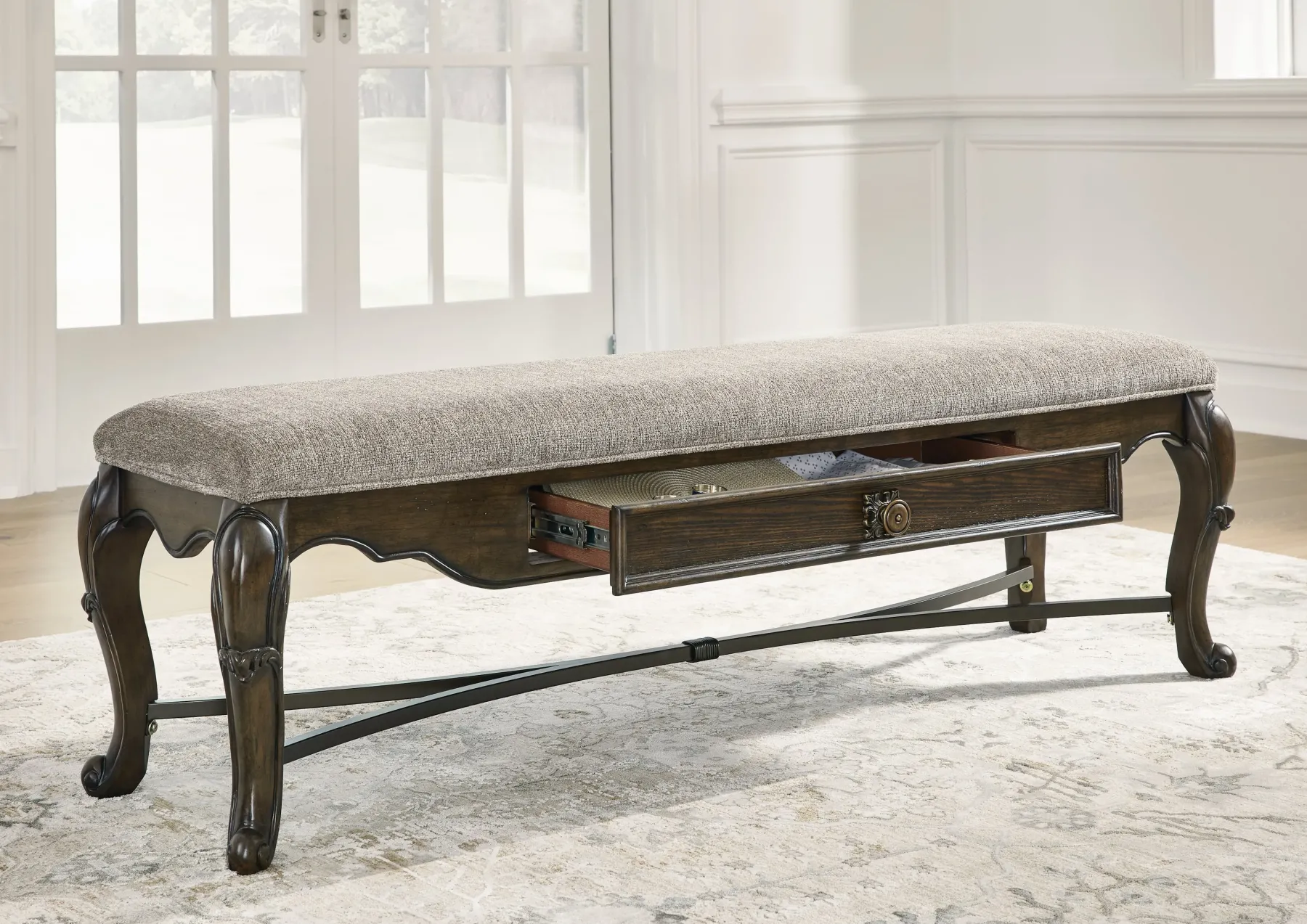 Best American Furniture Galleries Maylee Upholstered Storage Bench
