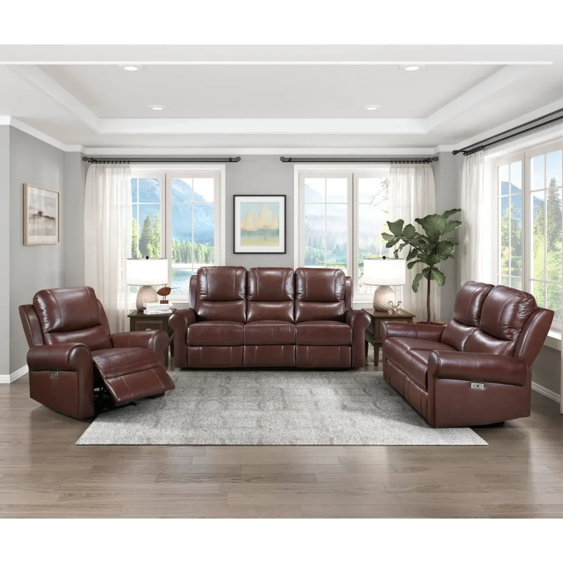Discount American Furniture Galleries McCall Power Reclining Loveseat
