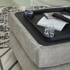 New American Furniture Galleries Megginson Ottoman with Storage