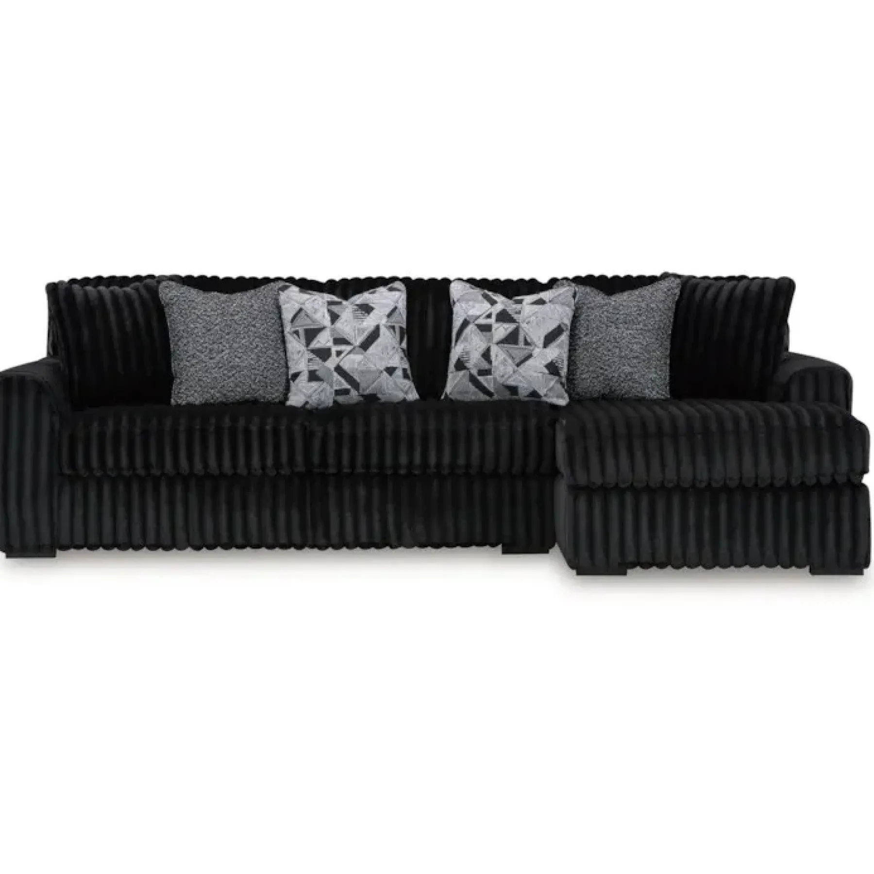 Fashion American Furniture Galleries Midnight-Madness 2-Piece Sectional Sofa with Chaise