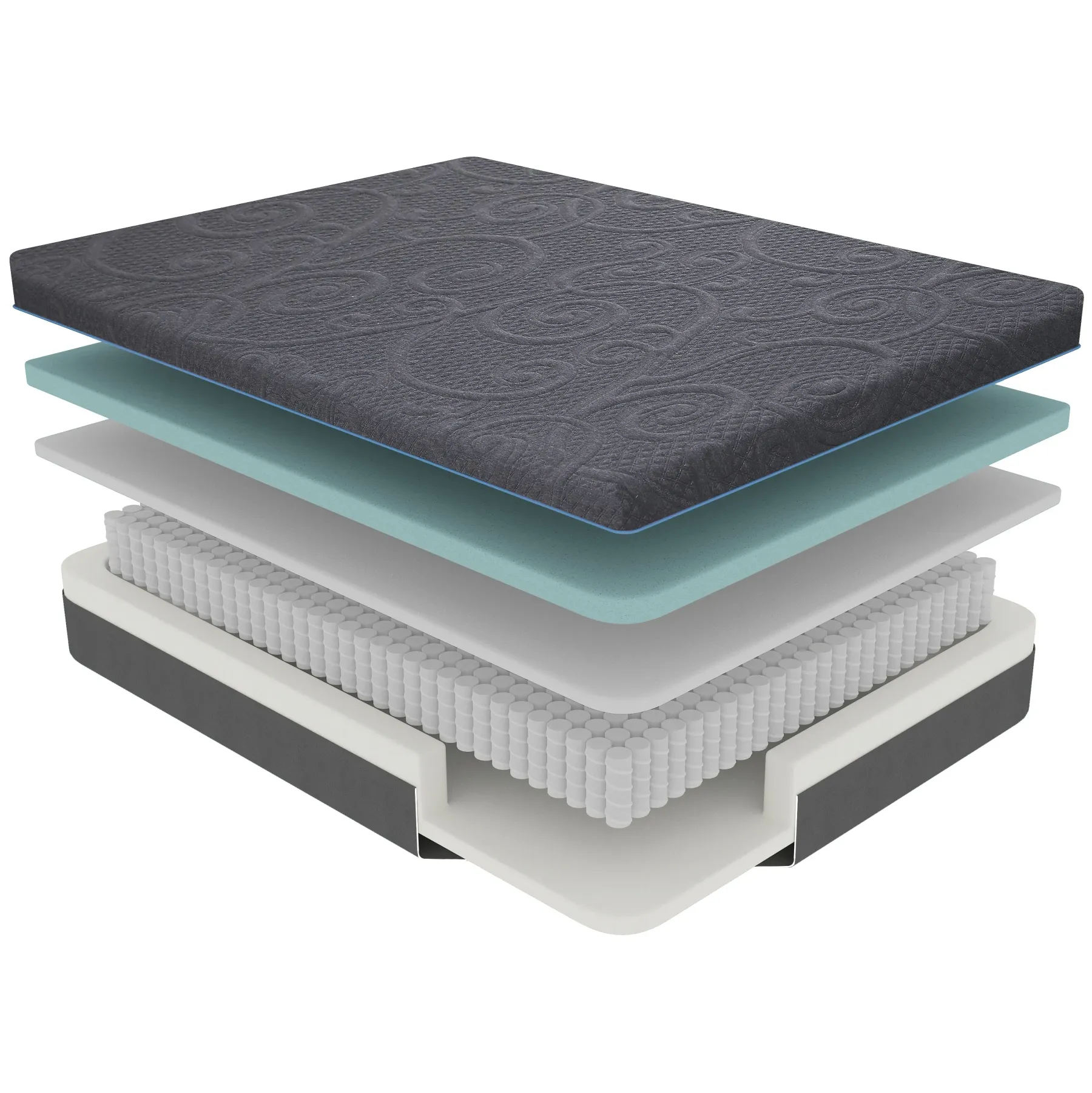 Discount American Furniture Galleries Mira Memory Foam Hybrid Mattress