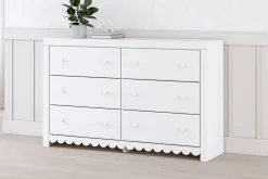 New American Furniture Galleries Mollviney 6-Drawer Dresser