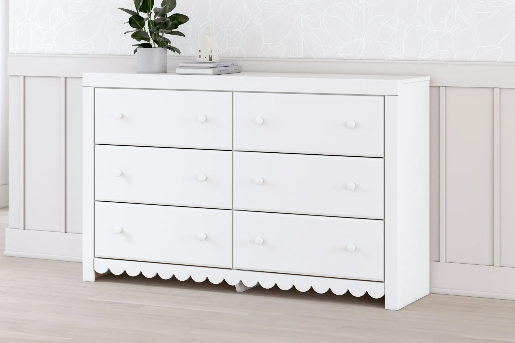 New American Furniture Galleries Mollviney 6-Drawer Dresser