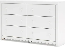 New American Furniture Galleries Mollviney 6-Drawer Dresser
