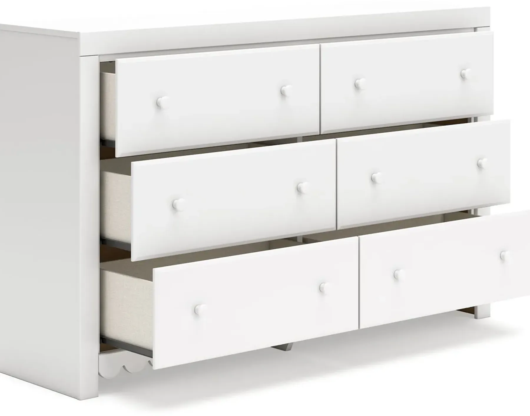 New American Furniture Galleries Mollviney 6-Drawer Dresser