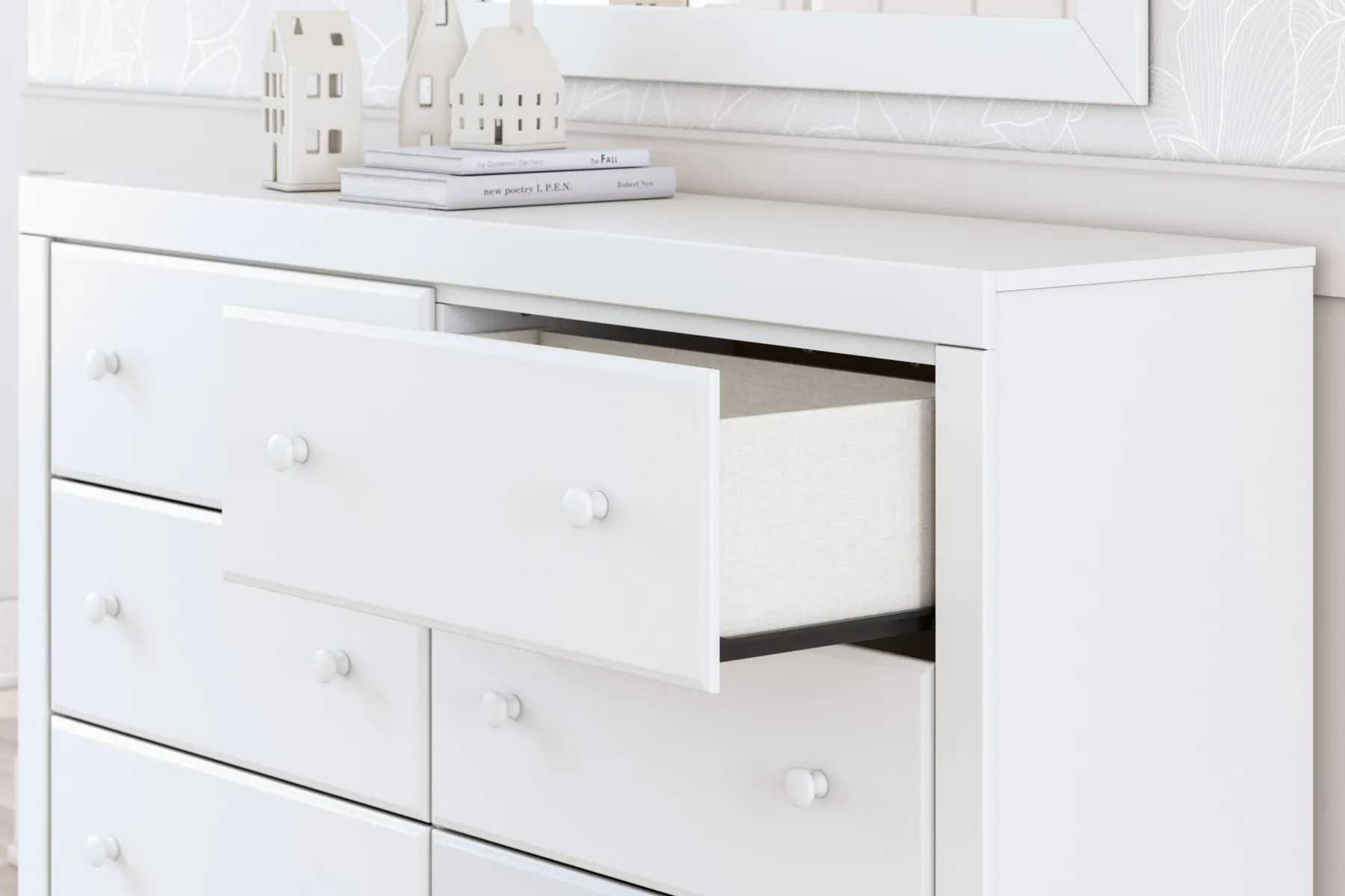 New American Furniture Galleries Mollviney 6-Drawer Dresser
