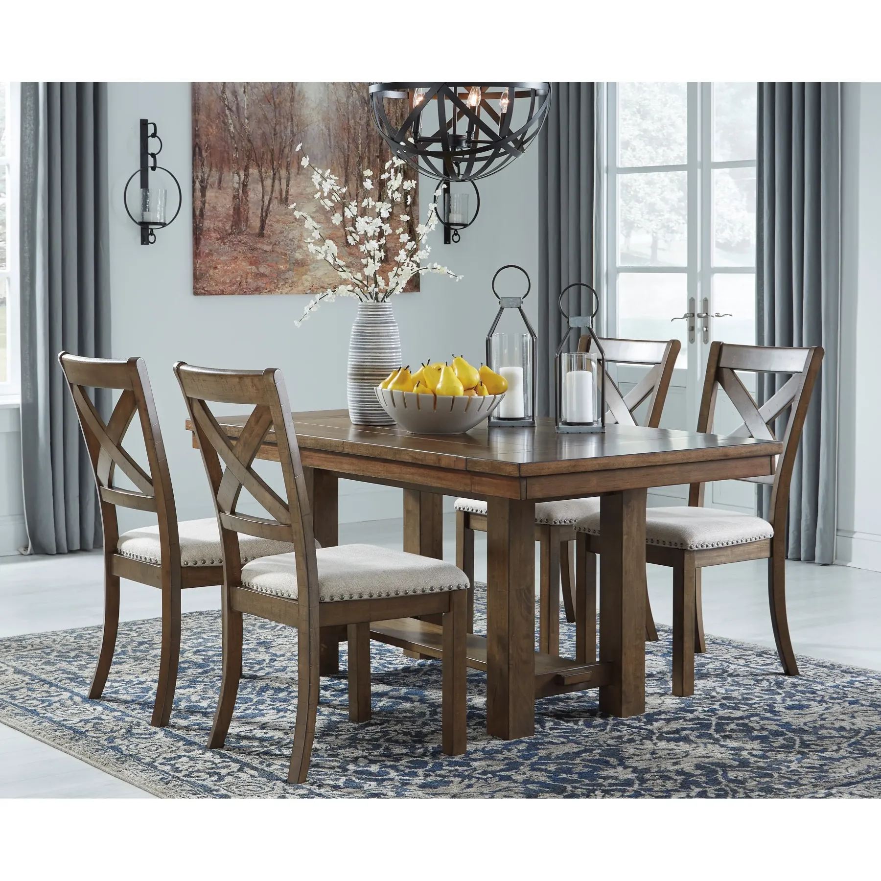 Sale American Furniture Galleries Moriville 5-Piece Dining Set