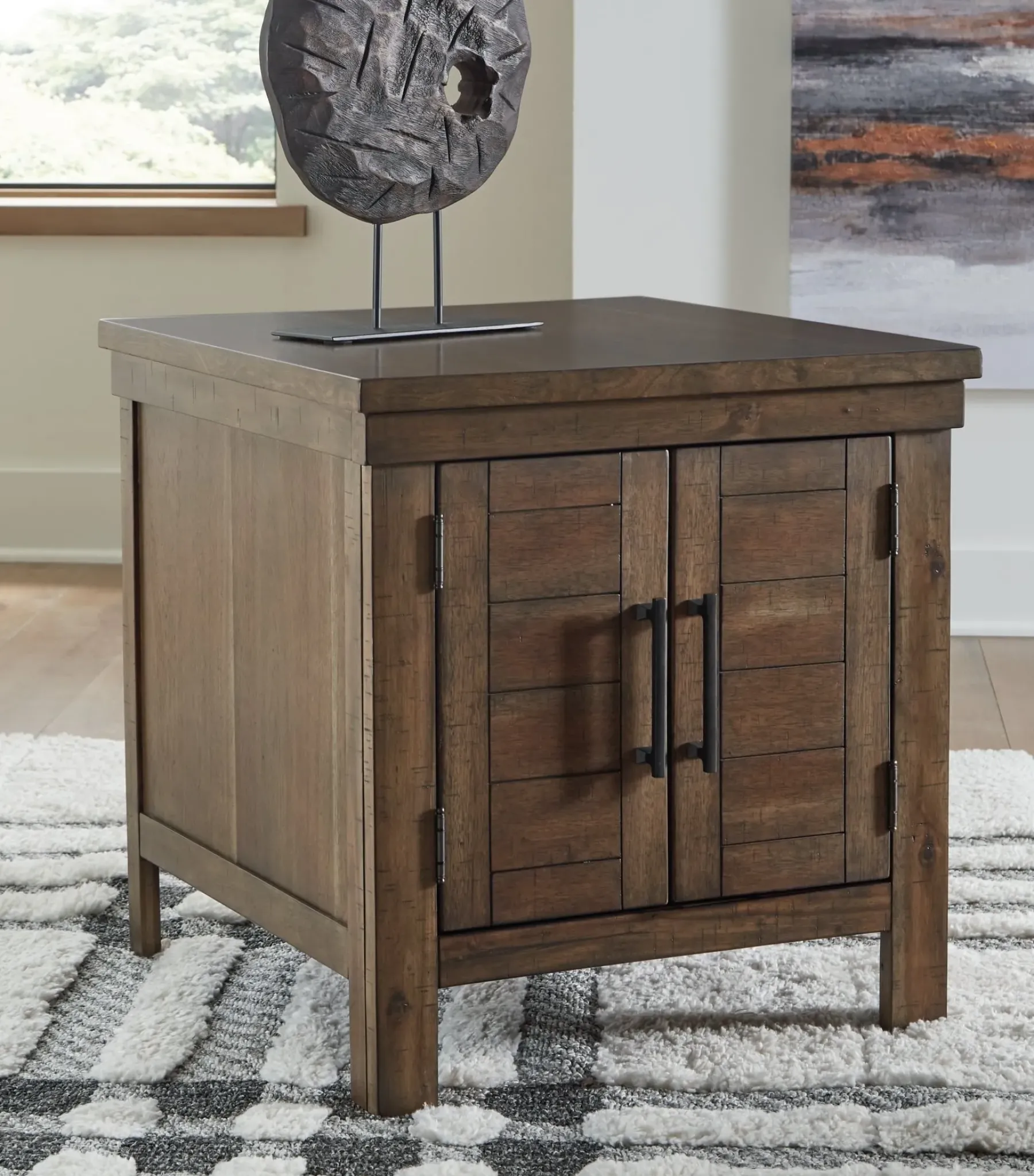 Hot American Furniture Galleries Moriville Rectangular End Table