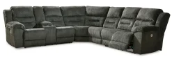 Clearance American Furniture Galleries Nettington 4-Piece Power Reclining Sectional