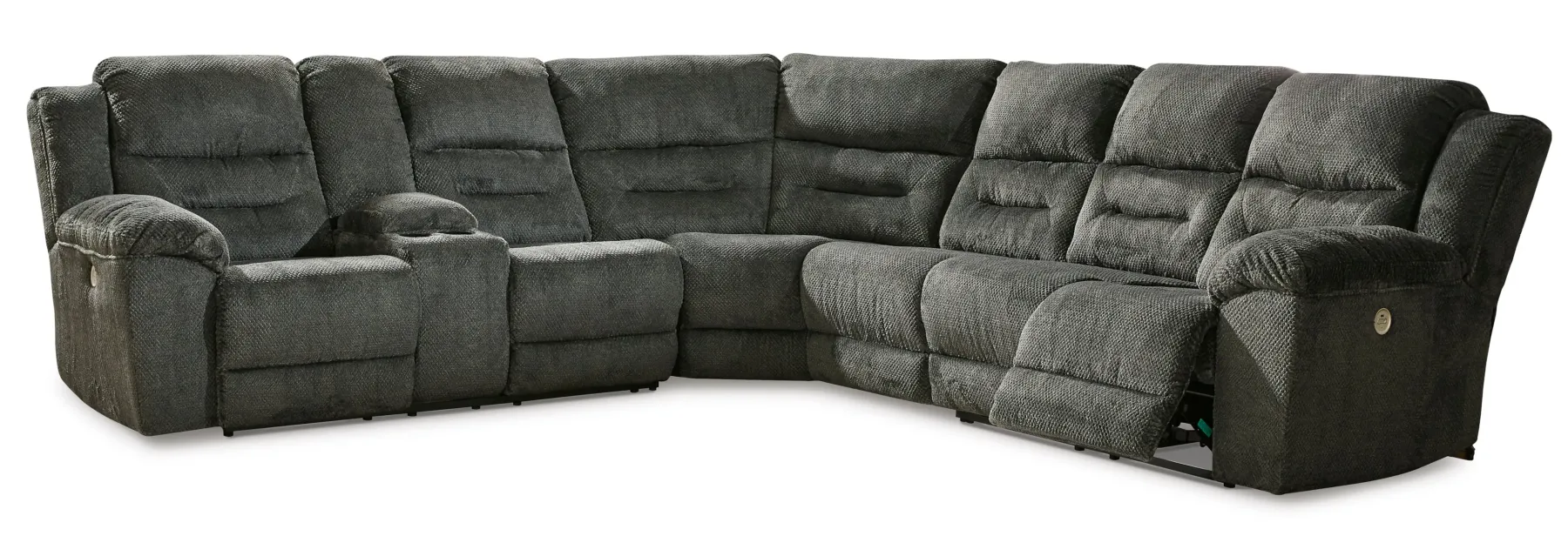 Clearance American Furniture Galleries Nettington 4-Piece Power Reclining Sectional