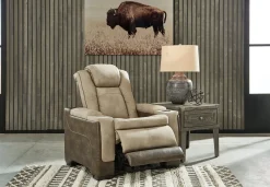 Hot American Furniture Galleries Next-Gen DuraPella Pwr Recliner/Adj Headrest