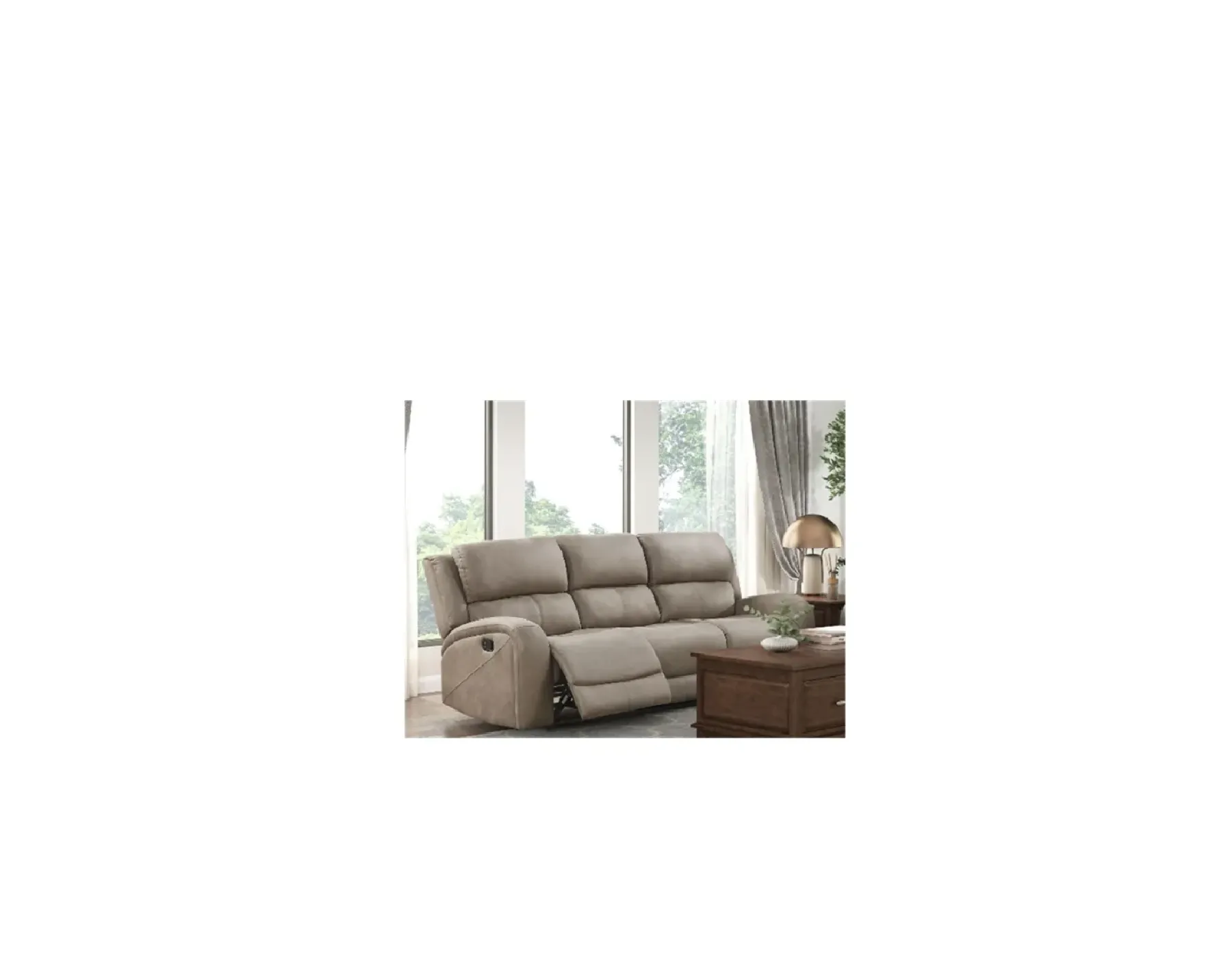 Best American Furniture Galleries Pagosa Double Reclining Sofa