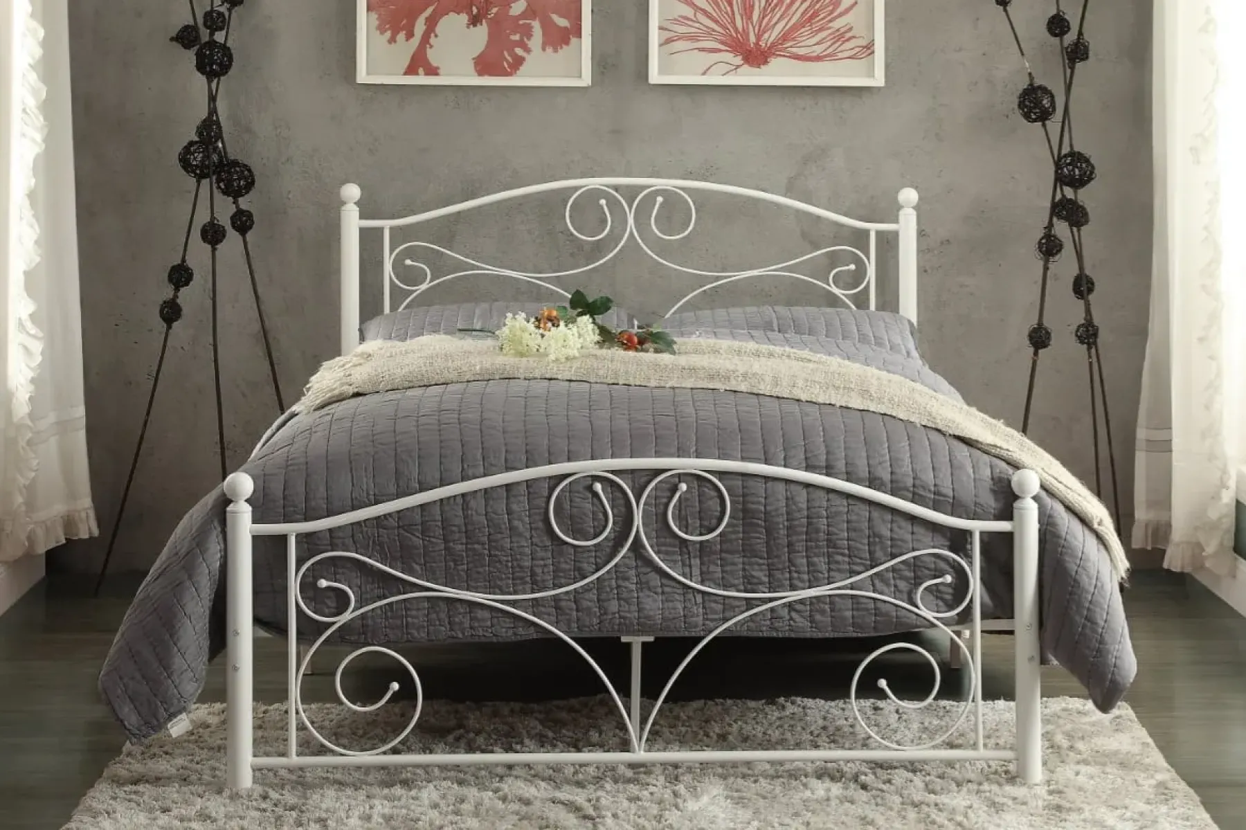 Sale American Furniture Galleries Pallina Full Arched Bed
