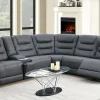 Best American Furniture Galleries 143 6-Piece Power Reclining Sectional