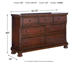 Clearance American Furniture Galleries Porter Dresser