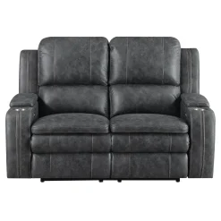 Outlet American Furniture Galleries 126 Power Reclining Sofa and Loveseat