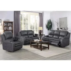 Outlet American Furniture Galleries 126 Power Reclining Sofa and Loveseat