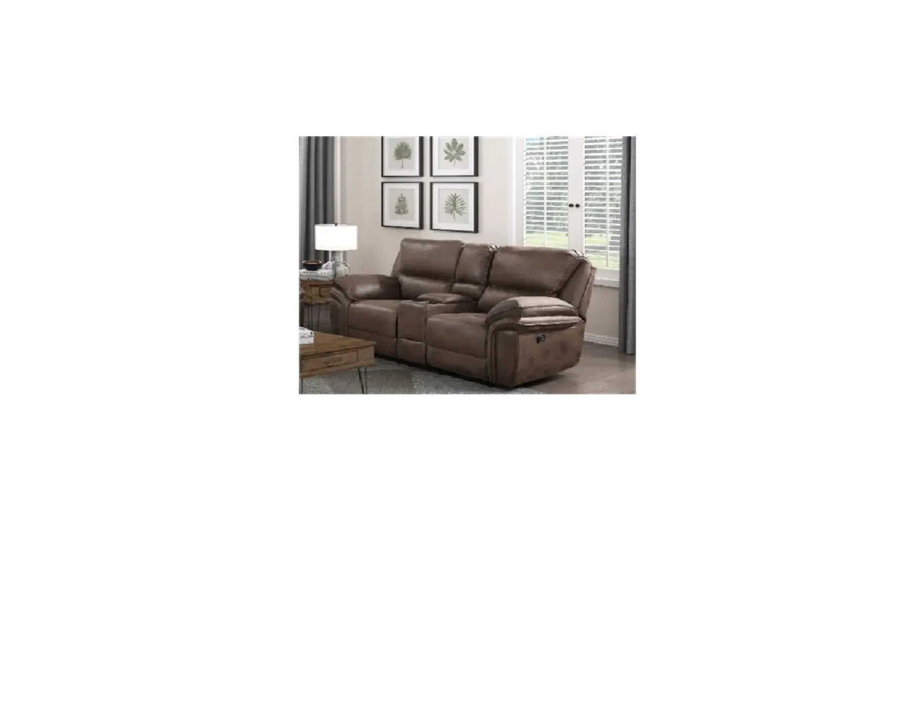 Online American Furniture Galleries Proctor Dual Manual Reclining Loveseat