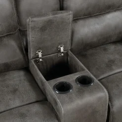 Fashion American Furniture Galleries Proctor Dual Manual Reclining Loveseat